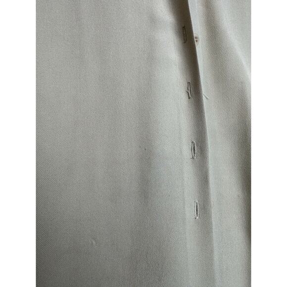 Ann Taylor 100% Silk Button Up Collared Cuff‎ Links Size 4 - Picture 2 of 13